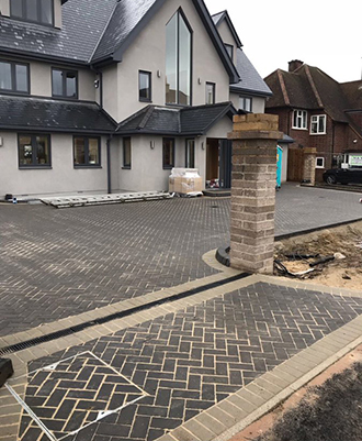 Block paving by Ross, September 2017